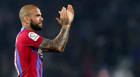 Dani Alves a ete choque par le FC Barcelone a