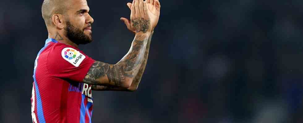 Dani Alves a ete choque par le FC Barcelone a