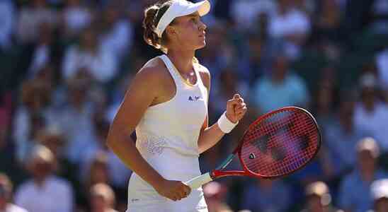 Elena Rybakina a atteint la finale de Wimbledon apres avoir