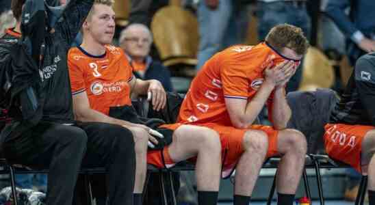 Joueurs de handball lies a lArgentine et a la Norvege