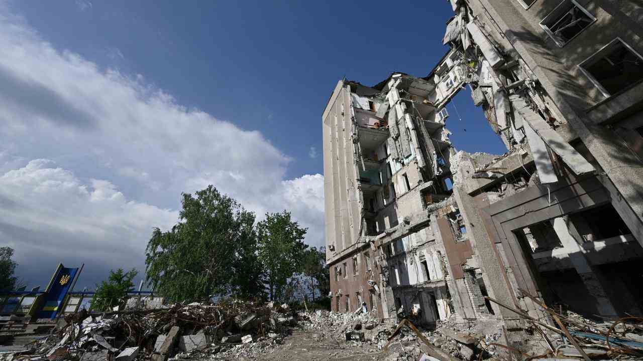 À Mykolaïv, presque aucun bâtiment n'est resté debout.