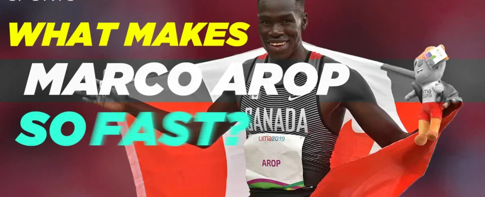 Le Canadien Marco Arop est en finale du 800 m.webp