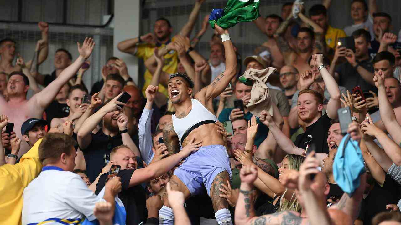 Raphinha était un favori de la foule à Leeds United.