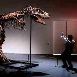 Le predecesseur squelette du T rex vendu aux encheres pour