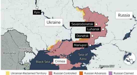 Les troupes ukrainiennes se sentent depassees en nombre par lartillerie