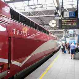 Trafic ferroviaire sur litineraire Thalys perturbe apres une collision avec