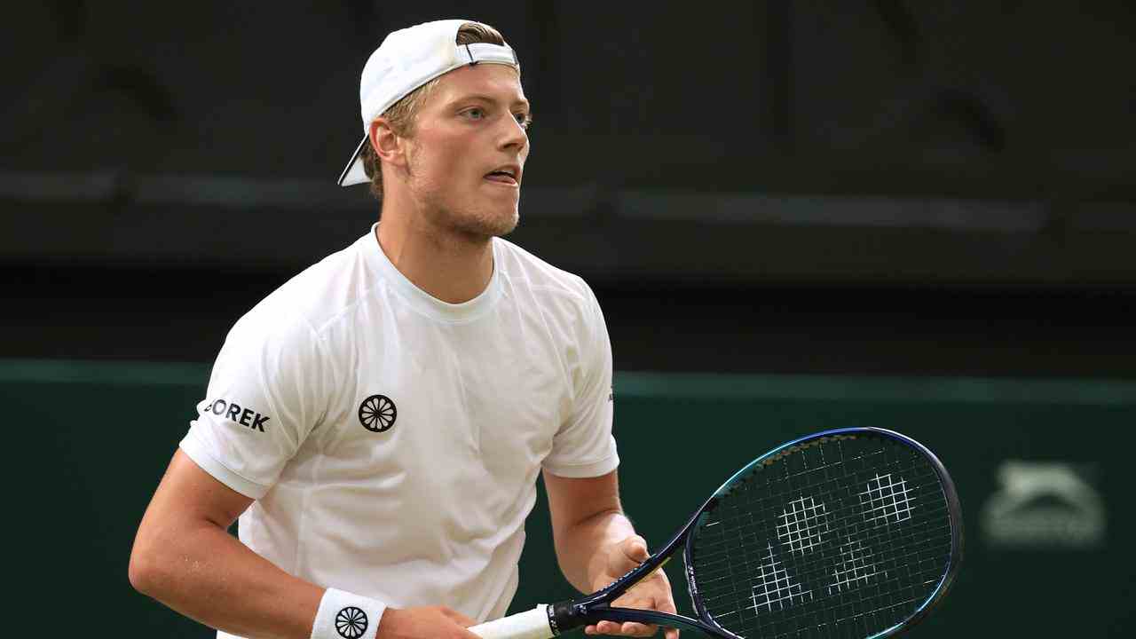 Tim van Rijthoven n'a pas été en mesure de poursuivre sa belle performance à Wimbledon mardi.