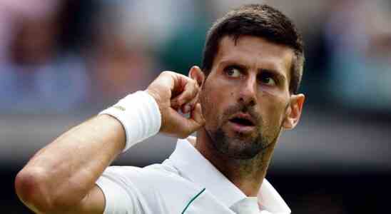 Wimbledon Novak Djokovic en demi finale apres un choc en cinq