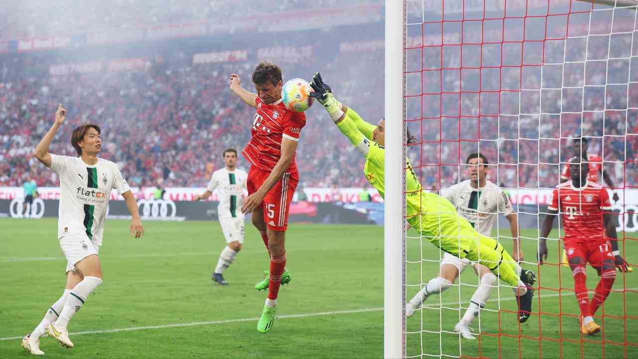 Le gardien de Mönchengladbach, Yann Sommer, a excellé contre le Bayern Munich.