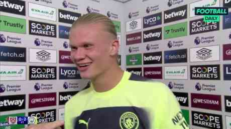 La superstar de Man City Haaland censuree apres une interview