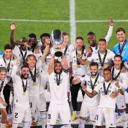 Le Real Madrid remporte la Super Coupe dEurope pour la