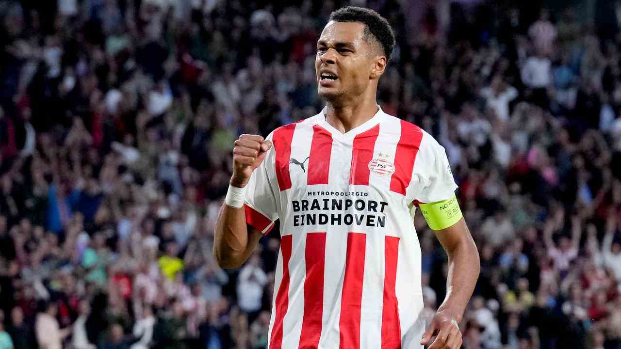 Cody Gakpo a marqué un important 1-1 pour le PSV.