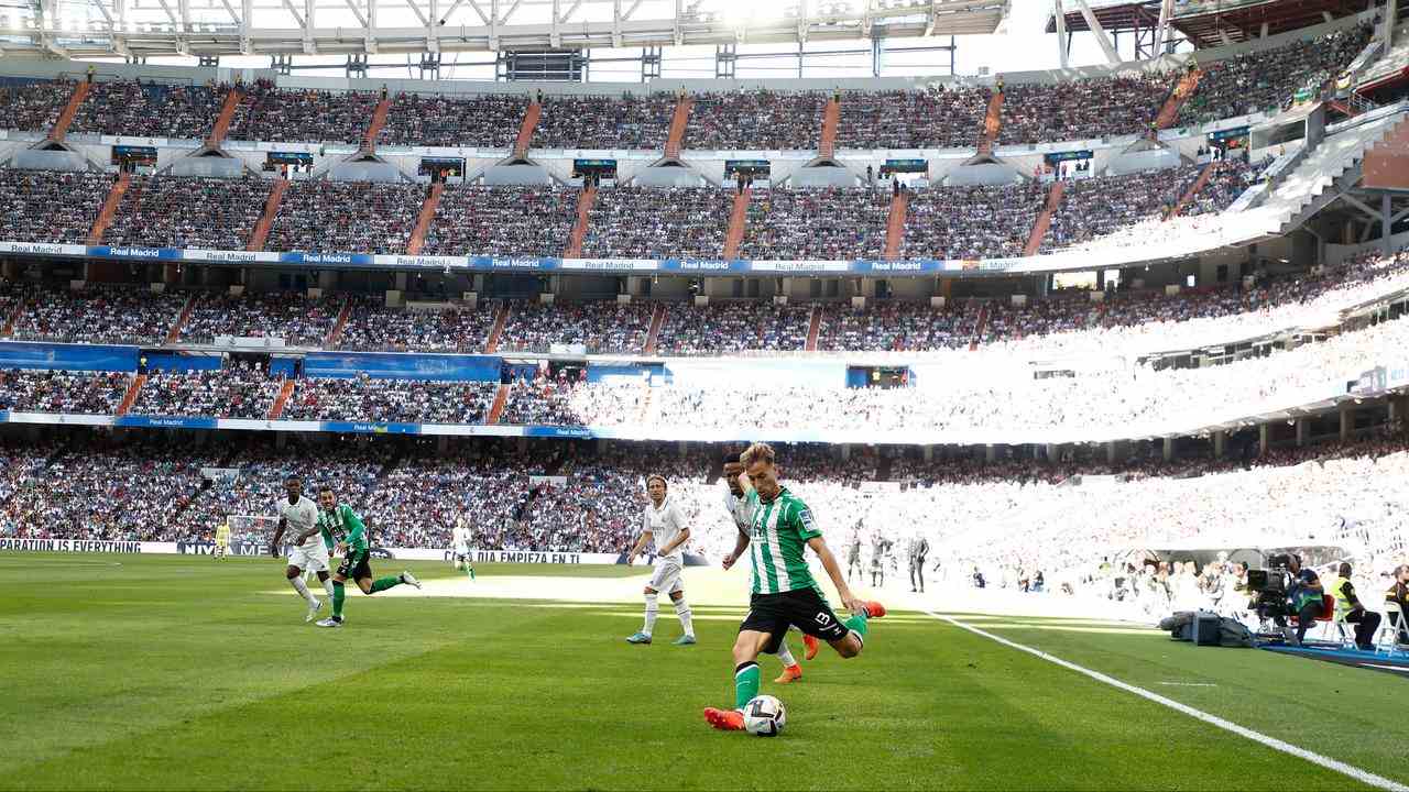 Le Real Madrid a gagné dans l'Estadio Santiago Bernabéu rénové.
