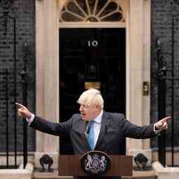 Boris Johnson prononce un dernier discours en tant que Premier