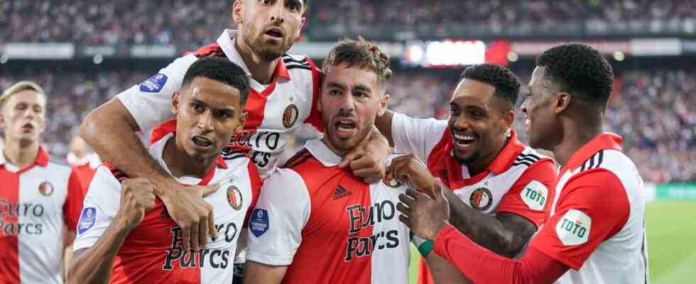 Feyenoord avec quatre debutants en Eredivisie juste devant Sparta dans