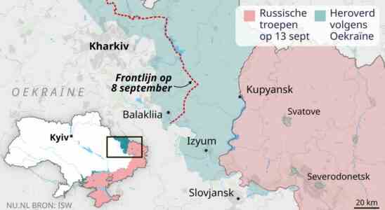 LUkraine a recupere 6 000 kilometres carres selon Zelensky