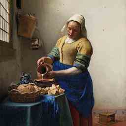 Les adaptations de Vermeer a La Laitiere decouvertes apres de