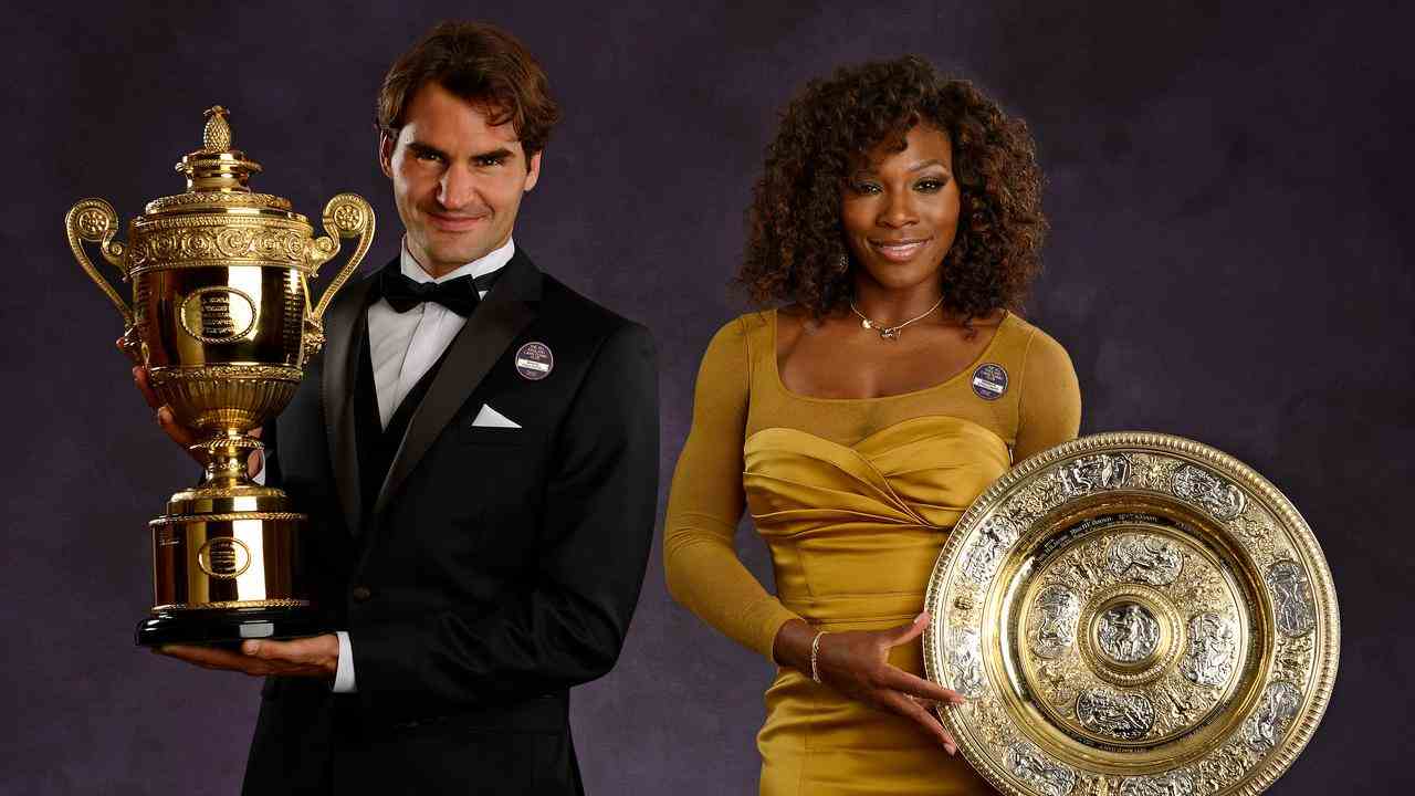 Roger Federer et Serena Williams ont remporté Wimbledon en 2012.  Le Suisse a remporté le tournoi huit fois au total, Williams a remporté sept titres sur le gazon londonien.