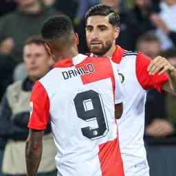 Feyenoord avec Danilo et Jahanbakhsh lors du match de Ligue