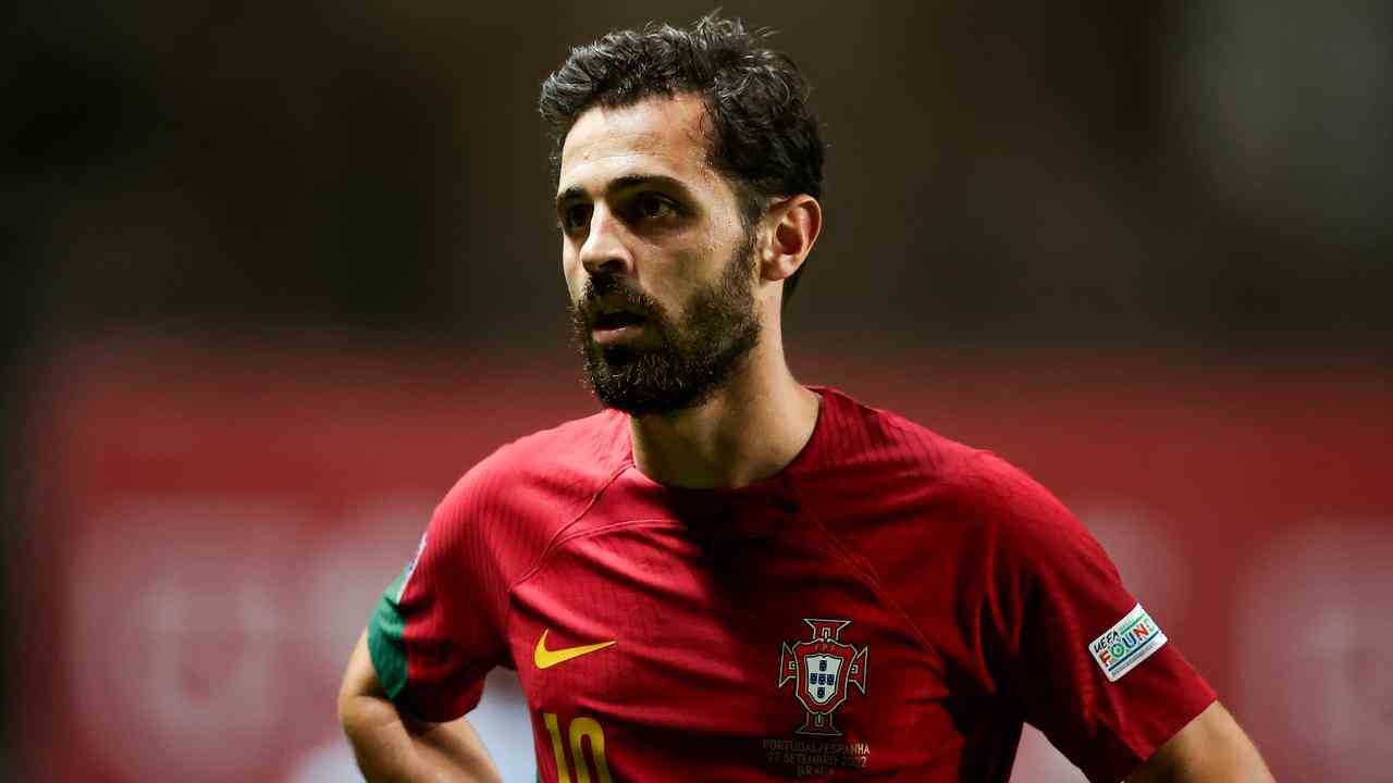 Bernardo Silva atteint généralement un niveau plus élevé dans son club de Manchester City qu'au Portugal.