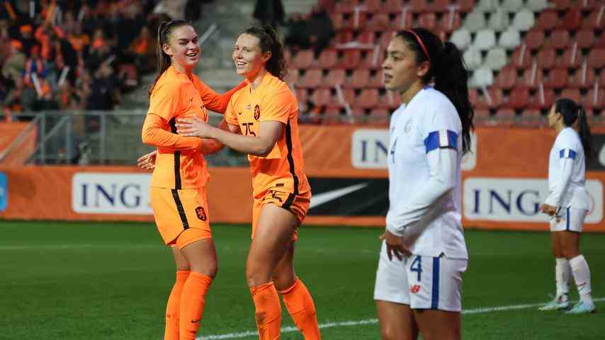 1668213231 109 Les femmes orange impressionnent avec une victoire dentrainement convaincante contre