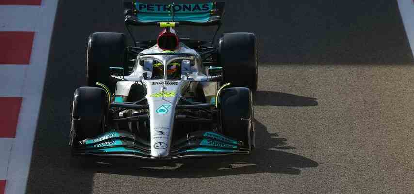 Hamilton attend avec impatience les derniers metres dans la Mercedes