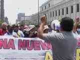 Tegenstanders Peruaanse president protesteren in Lima