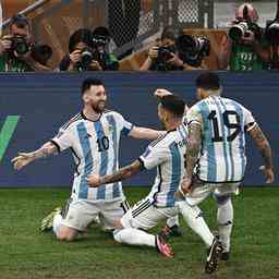 LArgentine et Messi champions du monde apres les tirs au