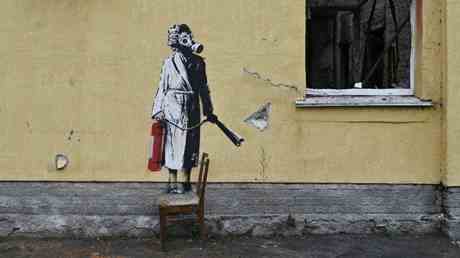 Une oeuvre dart de Banksy disparait en Ukraine rapports