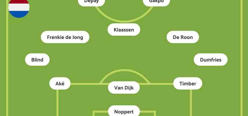 Van Gaal opte egalement pour De Roon et Klaassen au