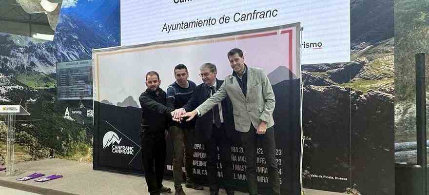 Aragon presente a Fitur la candidature de Canfranc Pirineos pour
