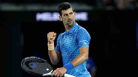 Djokovic sans faute au retour de lOpen dAustralie VIDEO —