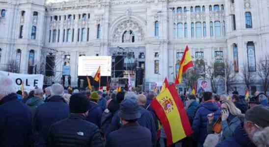 La manifestation contre le gouvernement a Madrid en direct
