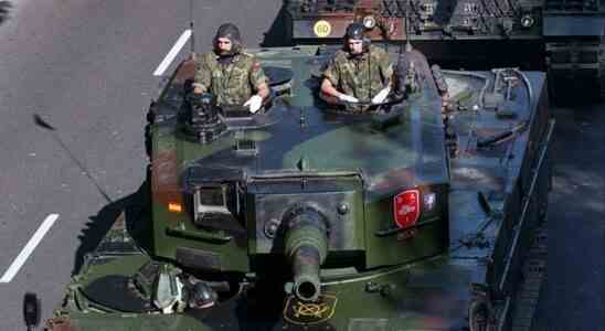 Les chars Leopard que lEspagne enverra en Ukraine seront jusqua