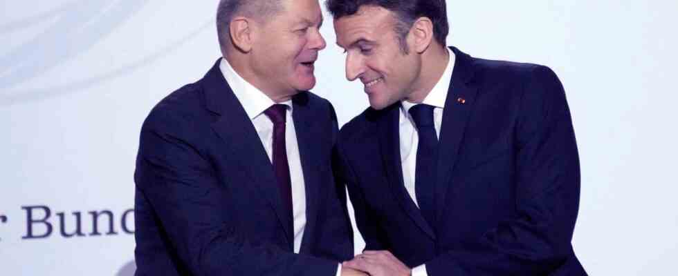 Scholz et Macron sengagent a continuer a soutenir lUkraine apres