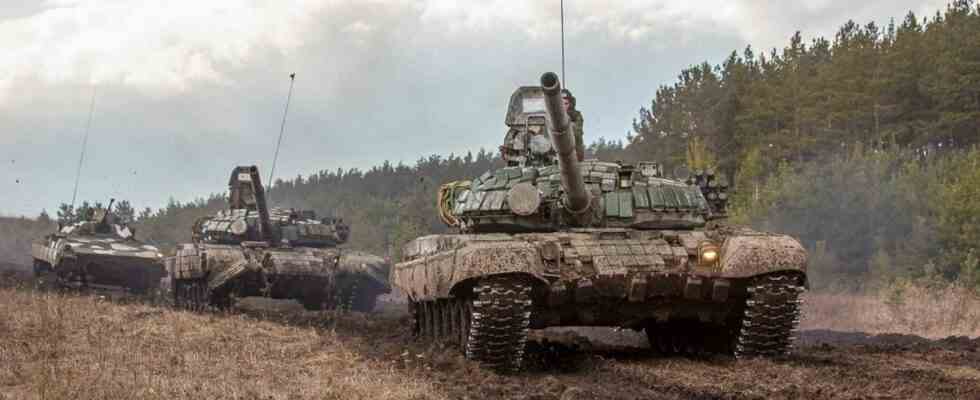 T 72 lancien char marocain qui entrera en combat en Ukraine