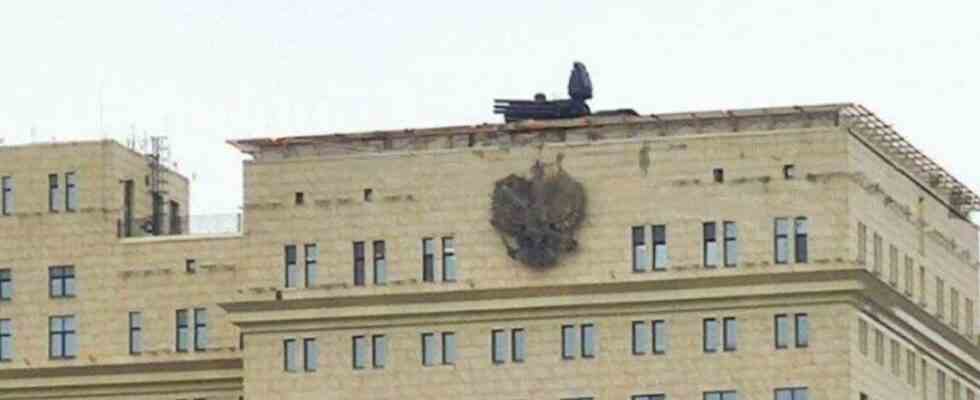 installe des defenses anti aeriennes sur les toits de Moscou