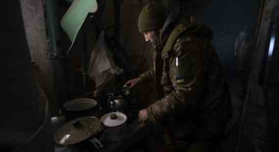 A linterieur dun bunker militaire ukrainien a 750 metres de