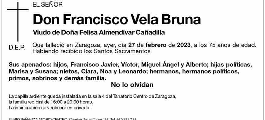 Francisco Vela Bruna