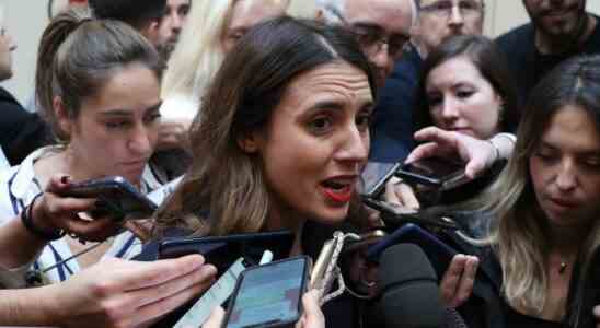 Irene Montero attaque la reforme du PSOE au oui cest