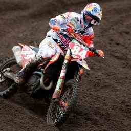 Jeffrey Herlings se retrouve juste a cote du podium a