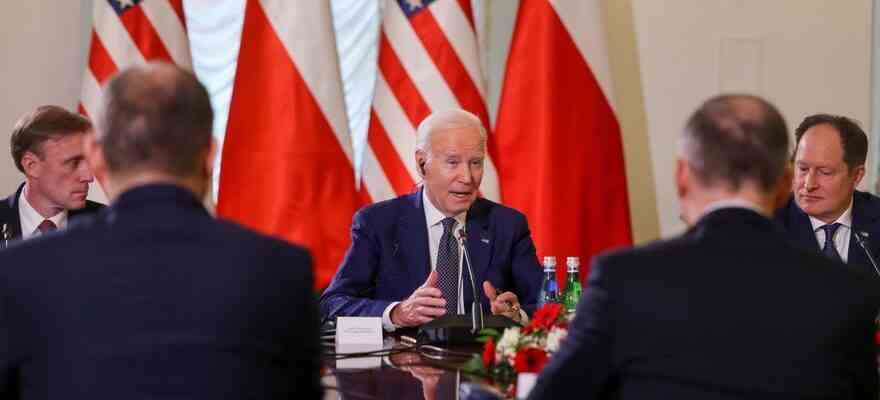 Joe Biden Biden rencontre a Varsovie le president polonais