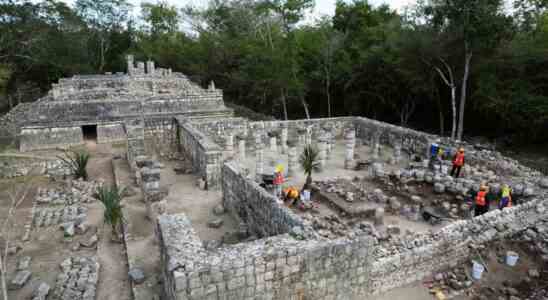 La tombe et la maison dun souverain maya decouvertes a