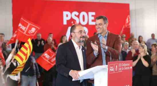 Lamban appelle a gagner en Aragon avec un PSOE avec
