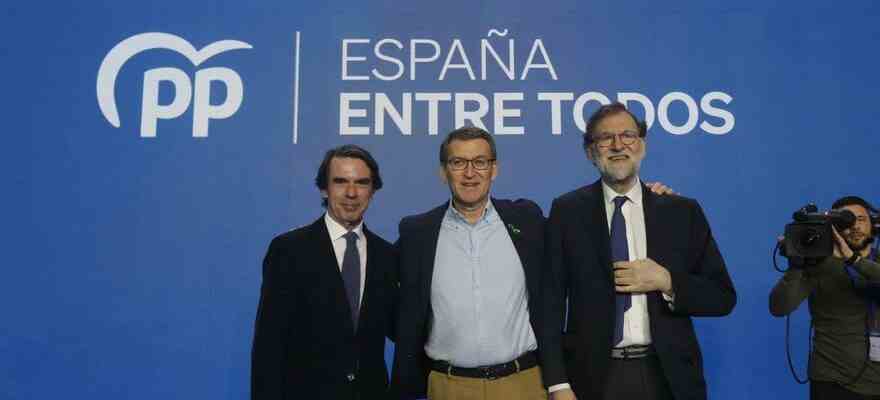 Le Parti populaire se vante de lunite avec Aznar et