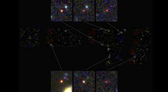 Le telescope James Webb decouvre six nouvelles galaxies massives considerees