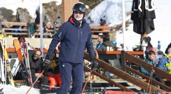 Le voyage surprise de Felipe VI a Baqueira pour skier