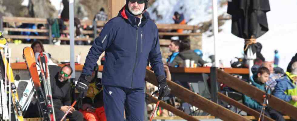 Le voyage surprise de Felipe VI a Baqueira pour skier