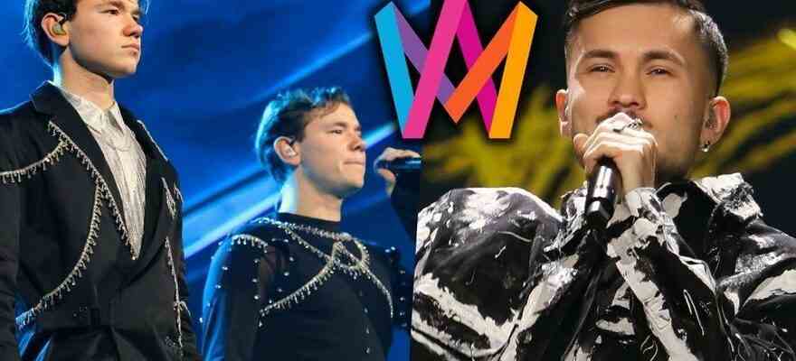 Marcus Martinus et Paul Rey nouveaux finalistes du Melodifestivalen