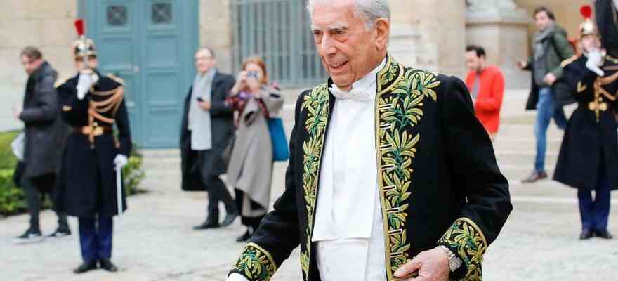 Mario Vargas Llosa devient un immortel ephemere de lAcademie francaise
